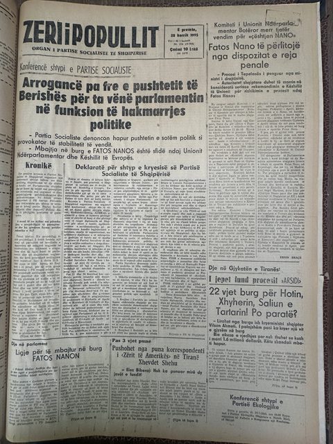 Zëri i Popullit 1995-07-28